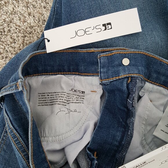 Joe's Jeans The Callie High Rise Cropped Bootcut Flawless Optimist Light Wash - Picture 11 of 16